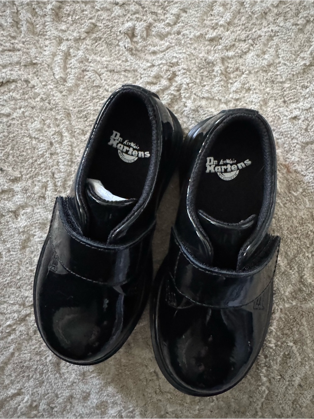 Dr. Martens Kids Black Patent Mary Jane School Shoes